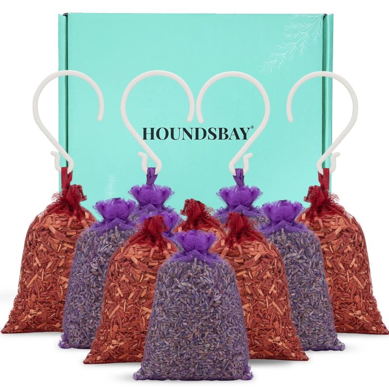 houndsbay 10 lavender and 10 cedar sachets 36114660458666