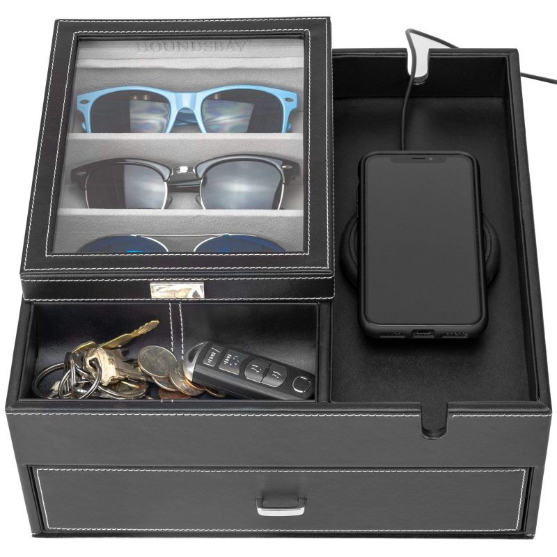 houndsbay valet organizer lookout sunglasses organizer valet box 18571929125029