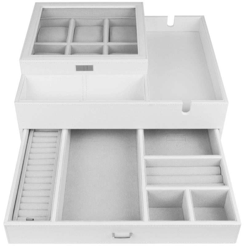 houndsbay valet organizer ring cufflink and jewelry tray for admiral commander and victory valets 30273780875434