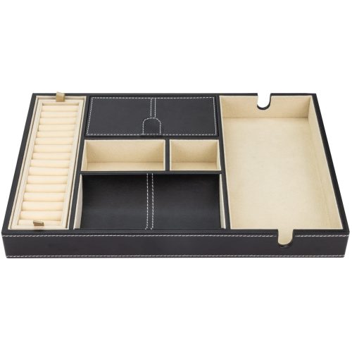 houndsbay valet organizer ring cufflink and jewelry tray for admiral commander and victory valets 30302030069930