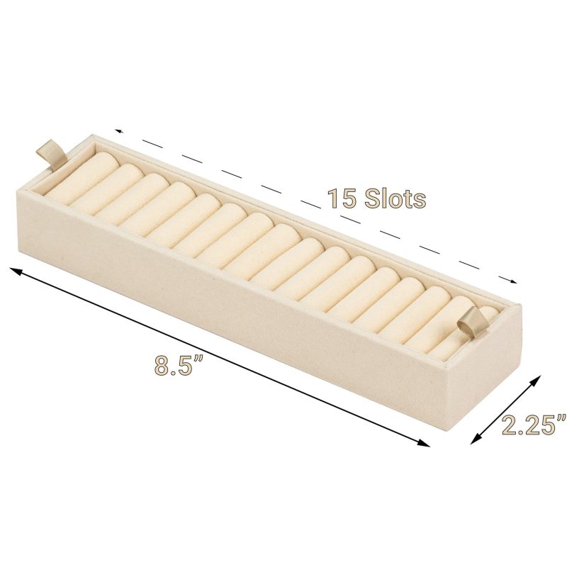 houndsbay valet organizer ring cufflink and jewelry tray for admiral commander and victory valets 30303245697194