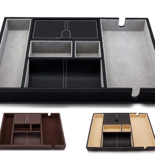 houndsbay valet organizer the victory valet tray for men with large smartphone charging station houndsbay victory valet tray for men with smartphone charging station 18571174740133