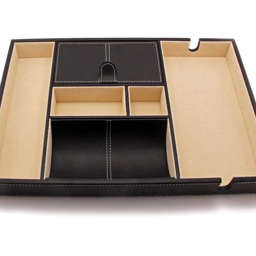 houndsbay valet organizer the victory valet tray for men with large smartphone charging station houndsbay victory valet tray for men with smartphone charging station 30231906943146